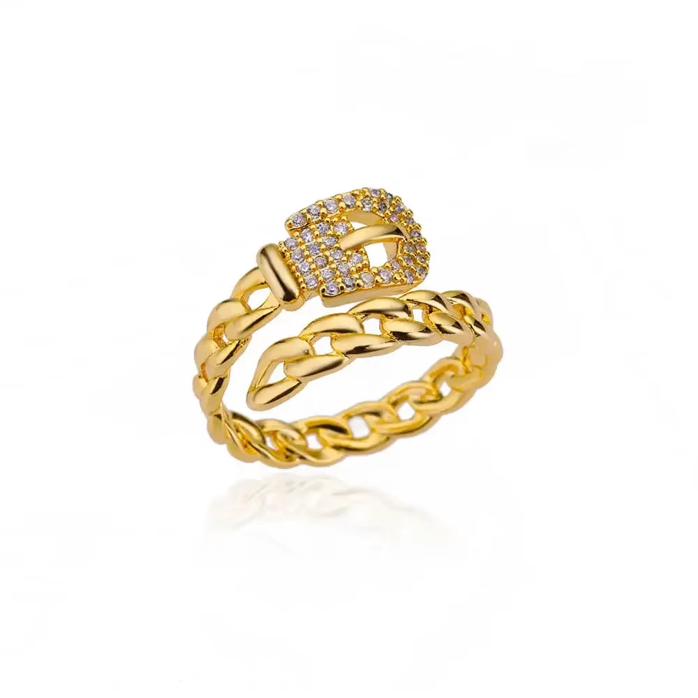 Stainless Steel Rings for Women Aesthetic Heart Gold Color Wedding Ring Waterproof Jewelry Finger Accessories Free Shipping Gift