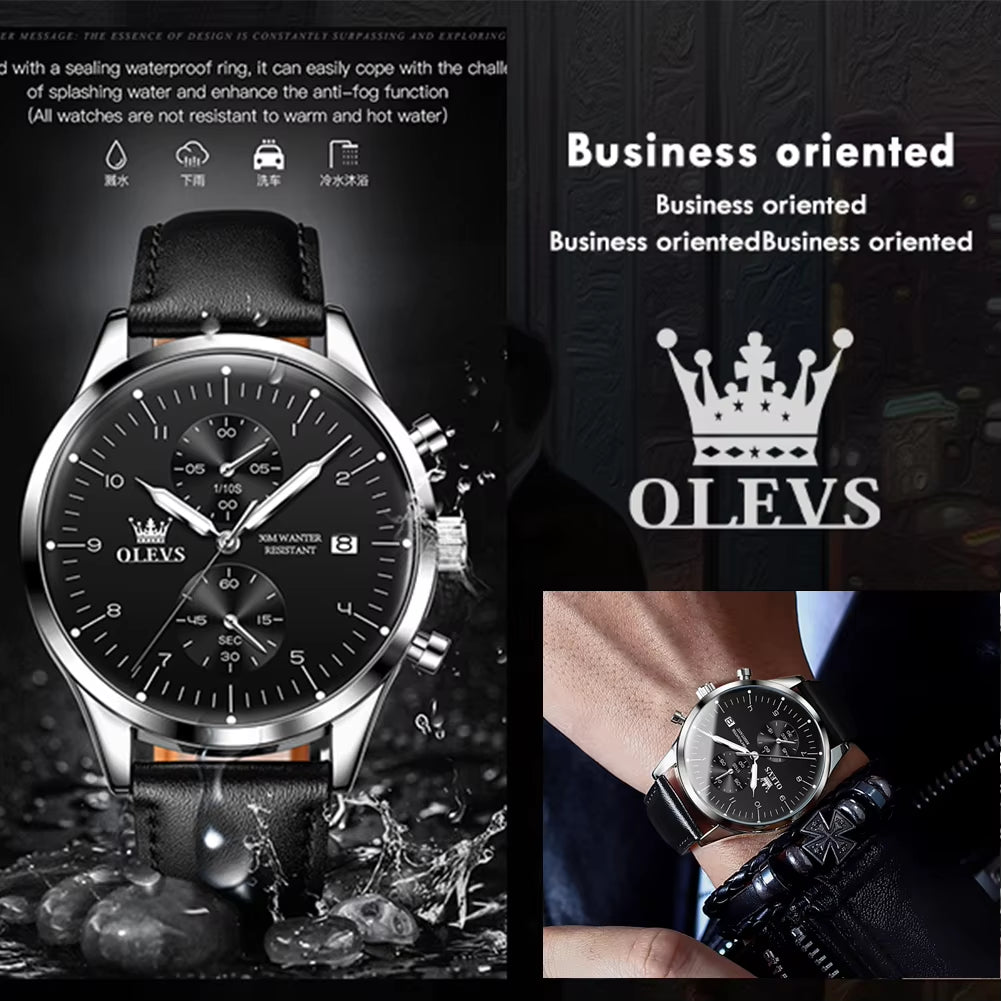 Top Brand Men'S Watches Luxury Original Quartz Male Wirst Watch Waterproof Lumious Date Business Dress 2022 New Fashion