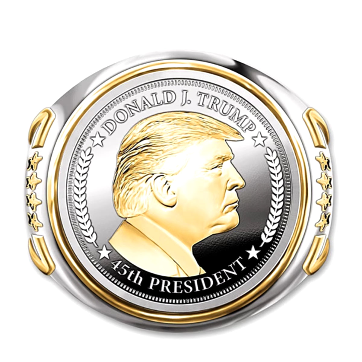 2024 USA President Trump Rings for Men Women Stainless Steel United States Presidential Election MAGA Supporter Jewelry Size7-13